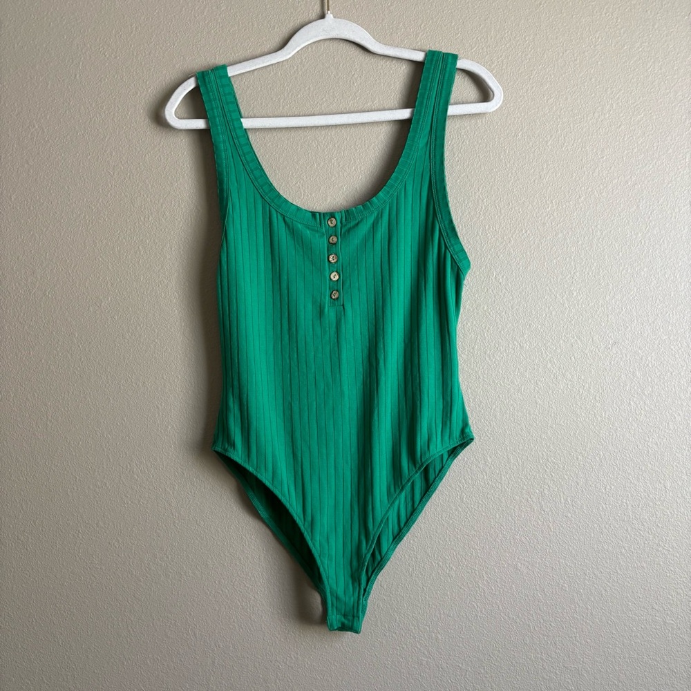Free People Ribbed Body Suit